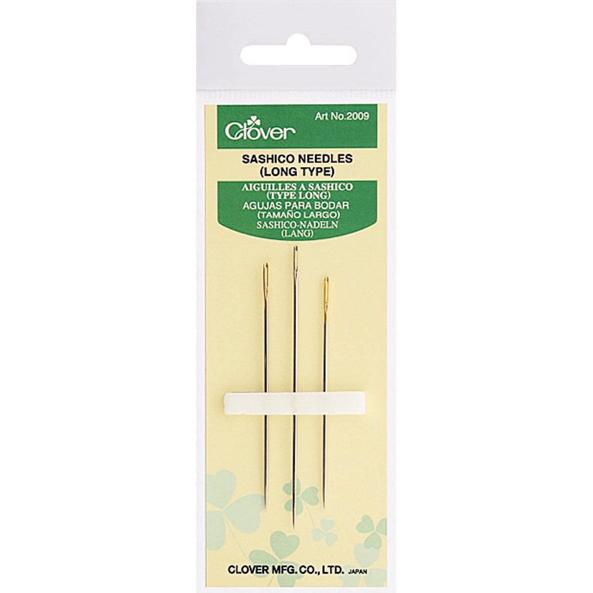 Clover 2009 Sashico Needles Long 3 pz