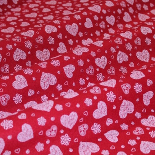 Pannolenci Fiamma 40 cuore grande bianco 20x180cm.