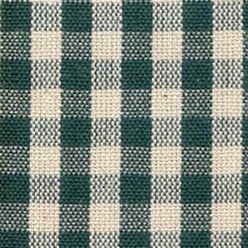 Tessuto cotone grezzo Adige a quadretti col. Verde 50xh180cm.