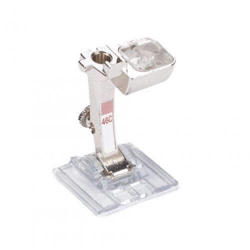 Bernina Piedino per nervature e punti decorativi con soletta trasparente 46C