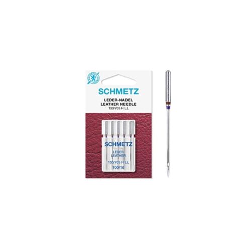 Busta 5 Aghi Pelle n.100 Schmetz Punta Triangolare