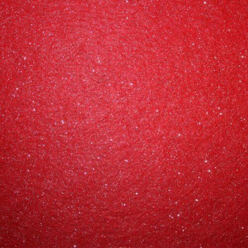 Pannolenci 25x180cm. Rosso metal con brillantini