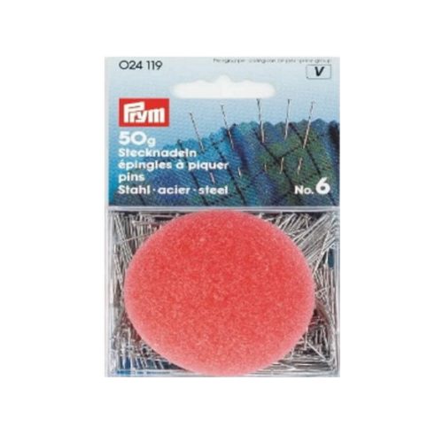 Prym 024119 (W) Spilli acciaio con puntaspilli 50gr
