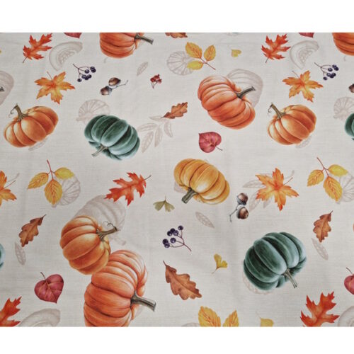 Tessuto Zucche art. 8573 100% cotone italiano altezza 50x160cm.