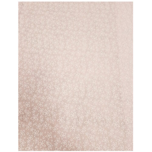 Pannolenci rosa baby stampato fiore grande 20xh.180 e multipli