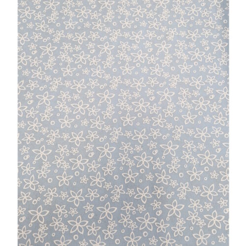 Pannolenci azzurro baby stampato fiore grande 20xh.180 e multipli