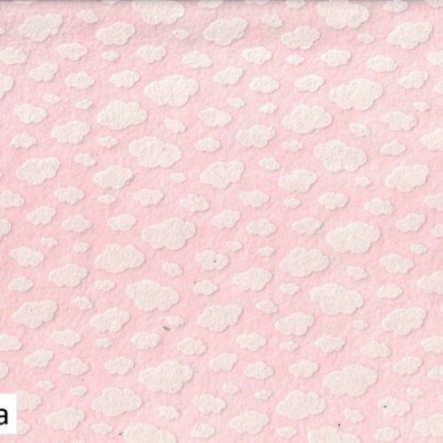 Pannolenci cipria stampato nuvole 20xh.180 e multipli