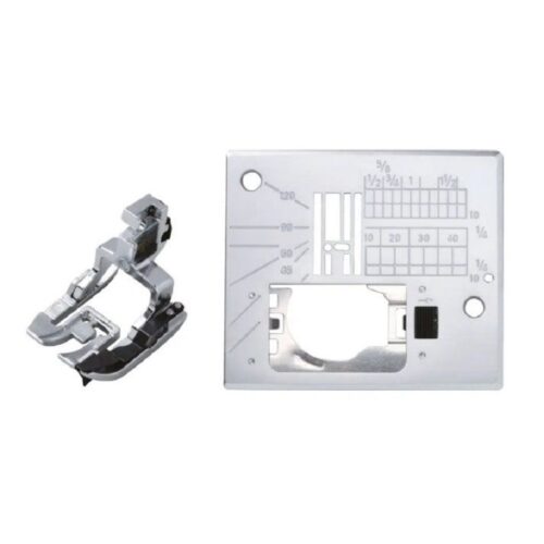 Janome Set piedino acufeed per cuciture 1/4 inch (6mm) e placca ago