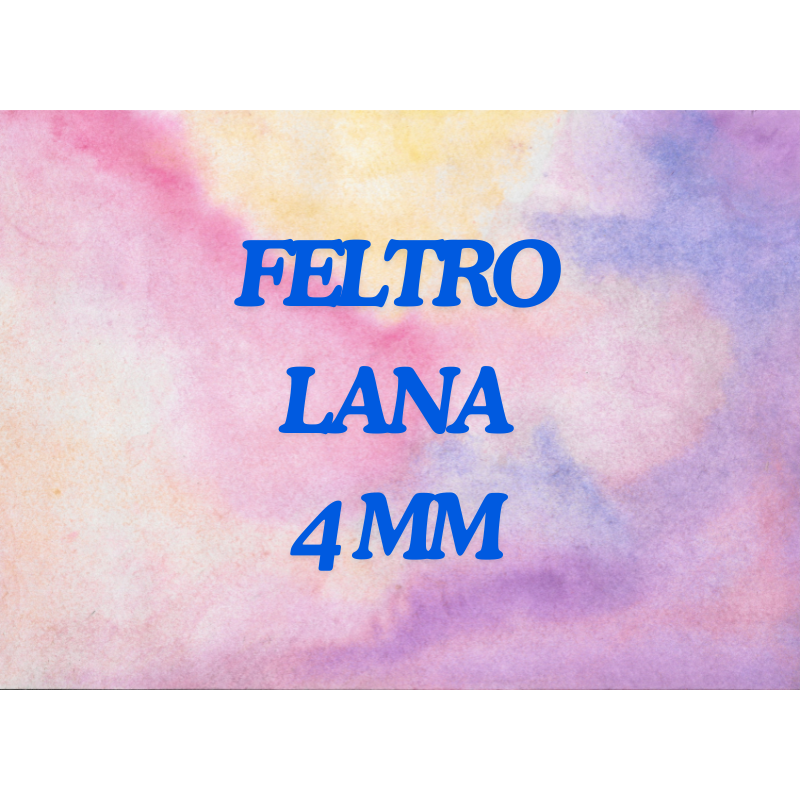 Feltro lana 4 mm