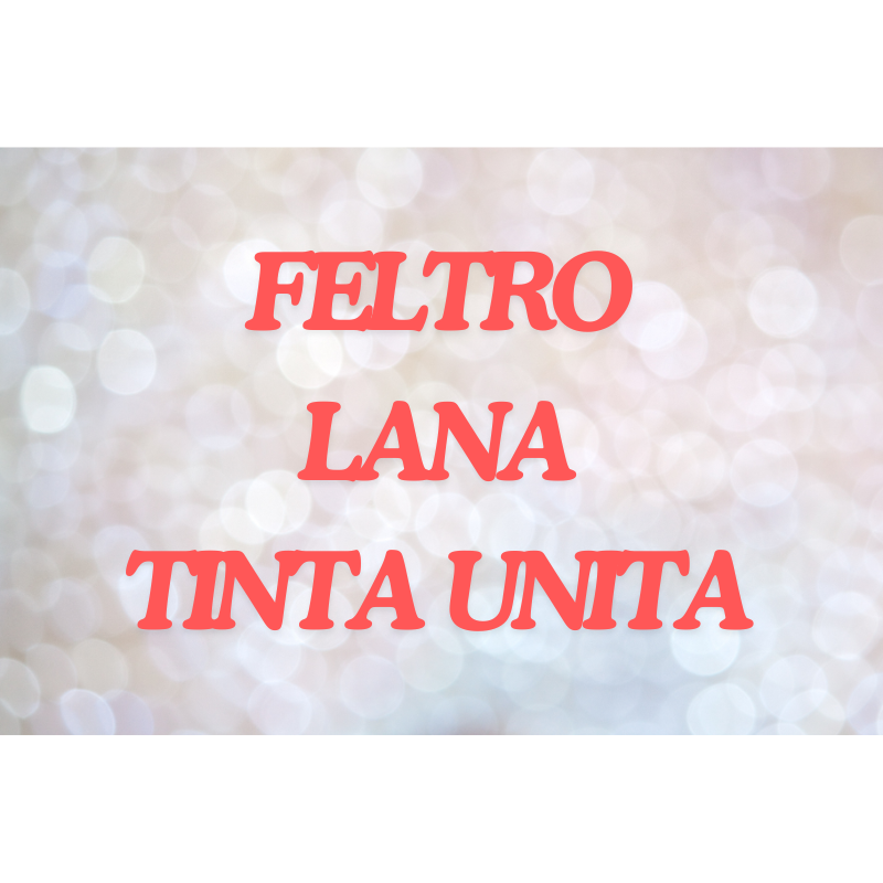 Feltro lana tinta unita
