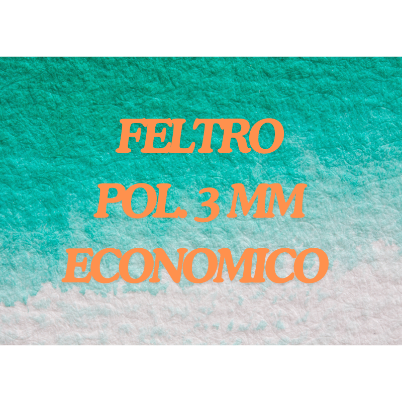 Feltro pol. 3 mm economico