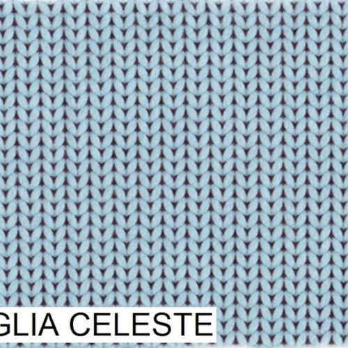 Tessuto pannolenci stampa digitale maglia celeste  20cm.xh.80cm.