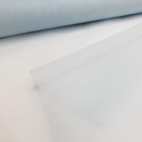 Tessuto tulle soft blue 100% poliestere 100xh.280cm.