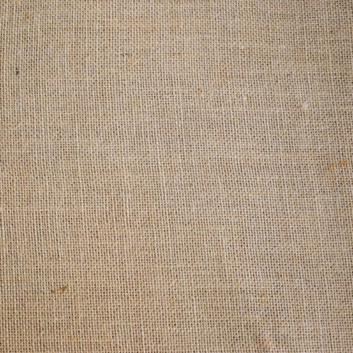 Tessuto lino grezzo tipo juta color corda 50xh.280cm.