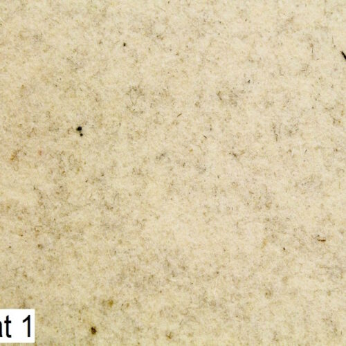 Feltro di Lana 2mm 30xH.150cm. lana Nat. 1