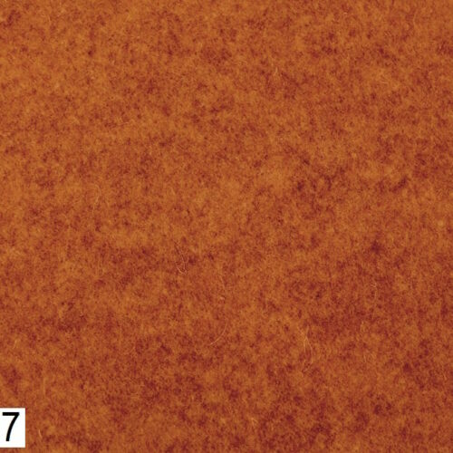 Feltro di Lana 2mm 30xH.150cm. zucca 997