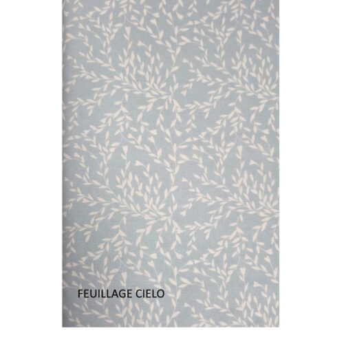 Tessuto Stof France Collection Campagne Chic 25x116cm. Cielo 49 Feuillage