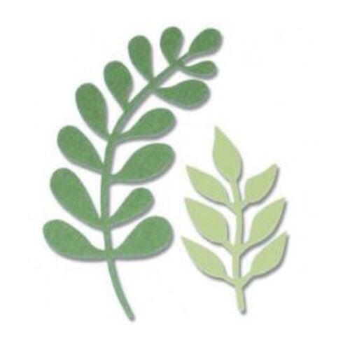 662605 Foglie rametti Sizzix