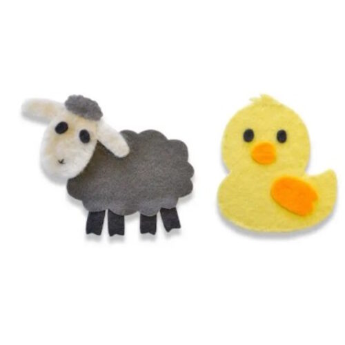 662633 Pecorella e pulcino Sizzix