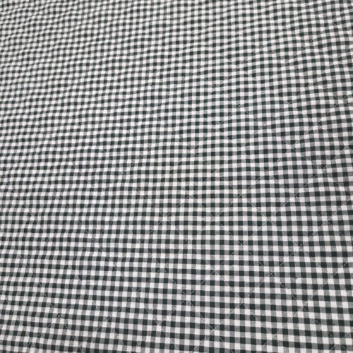 Tessuto Zephir trapuntato ambo i lati a quadretti Blu 30cm. xh.140cm. Art. 9024