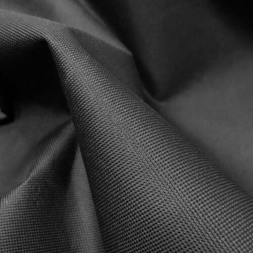 Tessuto poliestere per scudetti nero 1mt x h.75 cm.