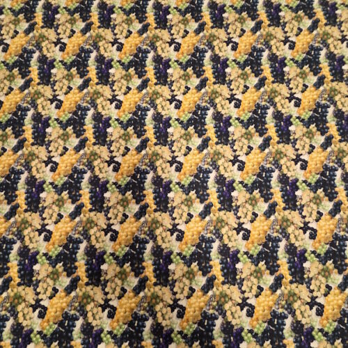 30x110 Tessuto cotone Uva mista