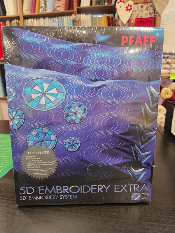 Software Pfaff 5D Embroidery Extra Nuovo solo per Windows 7/Vista/XP Non aggiornabile